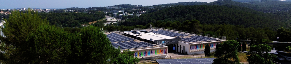 Bâtiment EURECOM vue sud